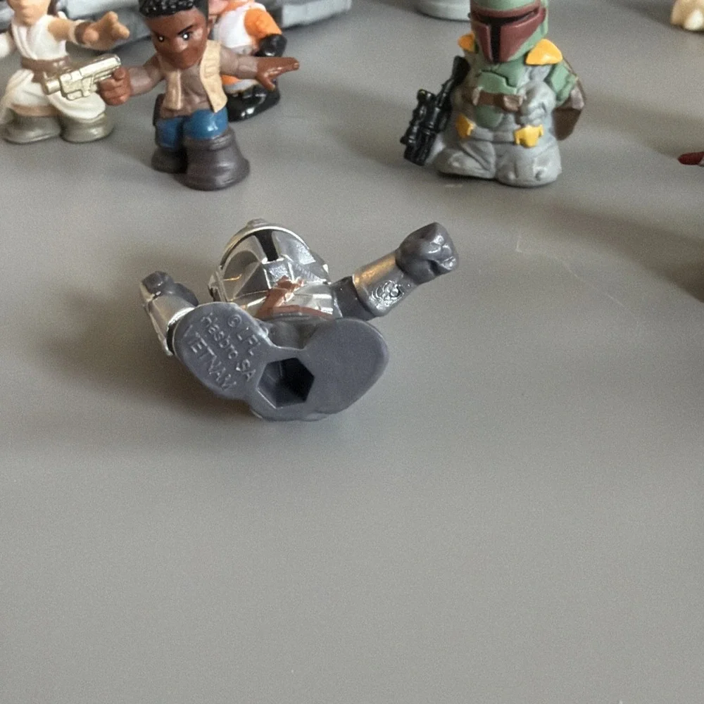 Lot of 24 Miniature Star Wars Figures and Spaceships by Hasbro/Disney Grogu